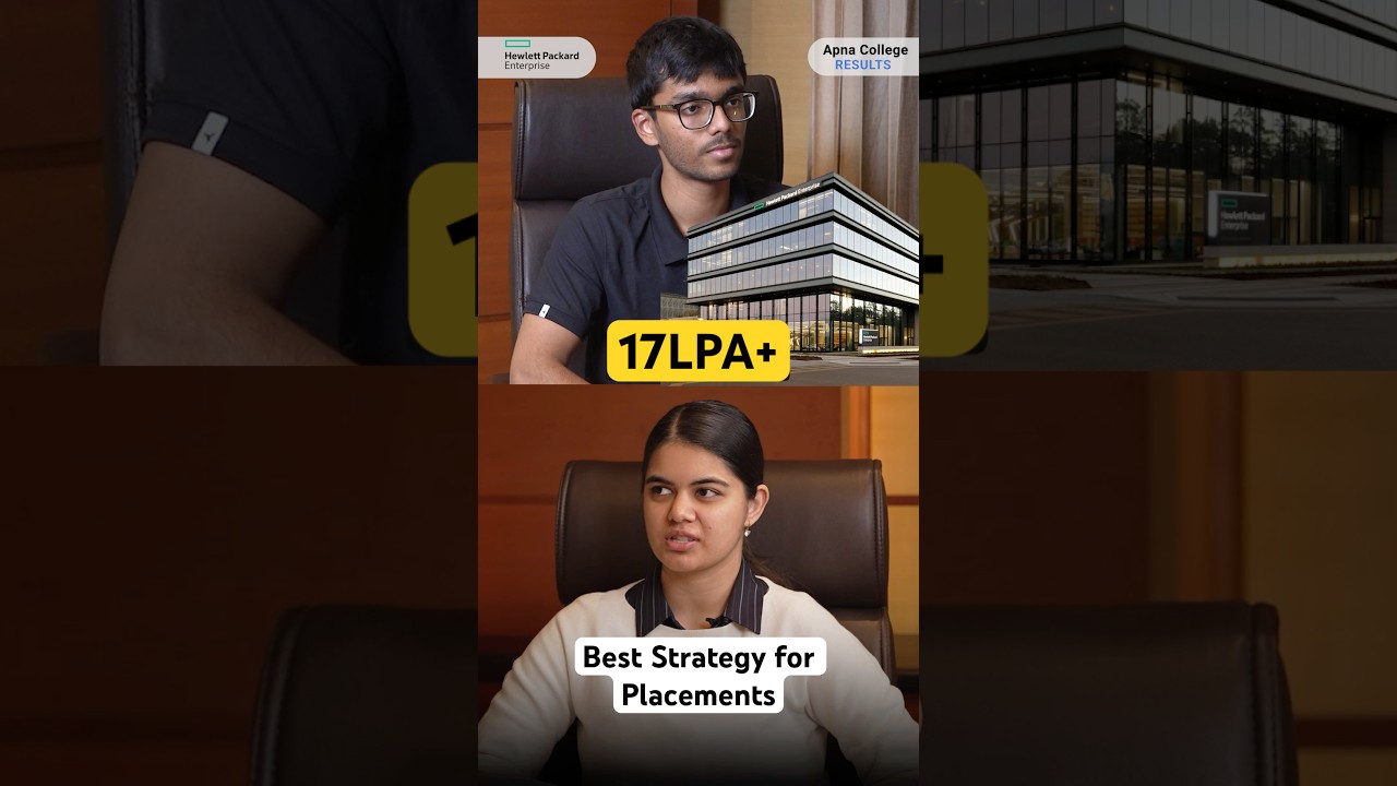 17 LPA+ @ HPE : Best Strategy for Placement🚀