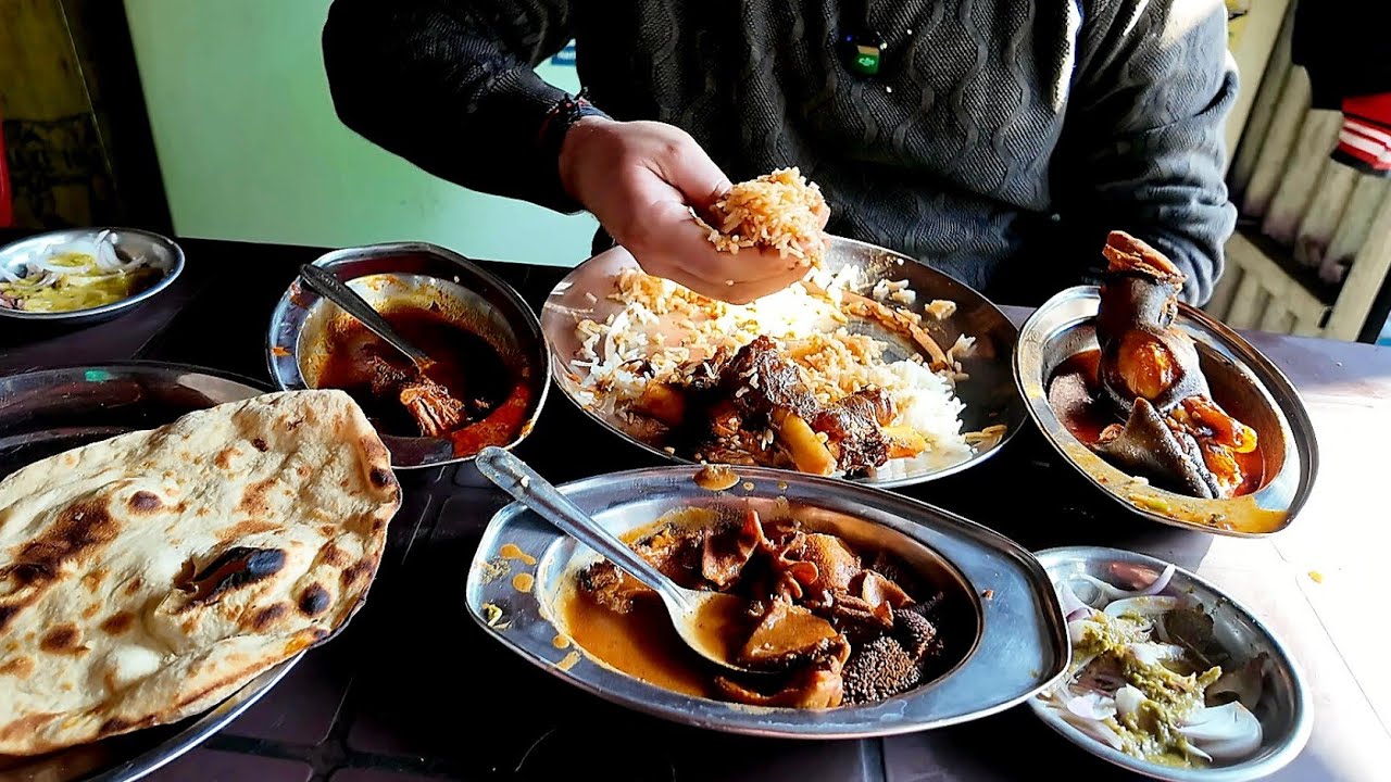 Subhash Ramnagar Wale Ka Meat Chawal Aur Mutton Paya | Subhash Ramnagar Peti Wala | jammu food tour 
