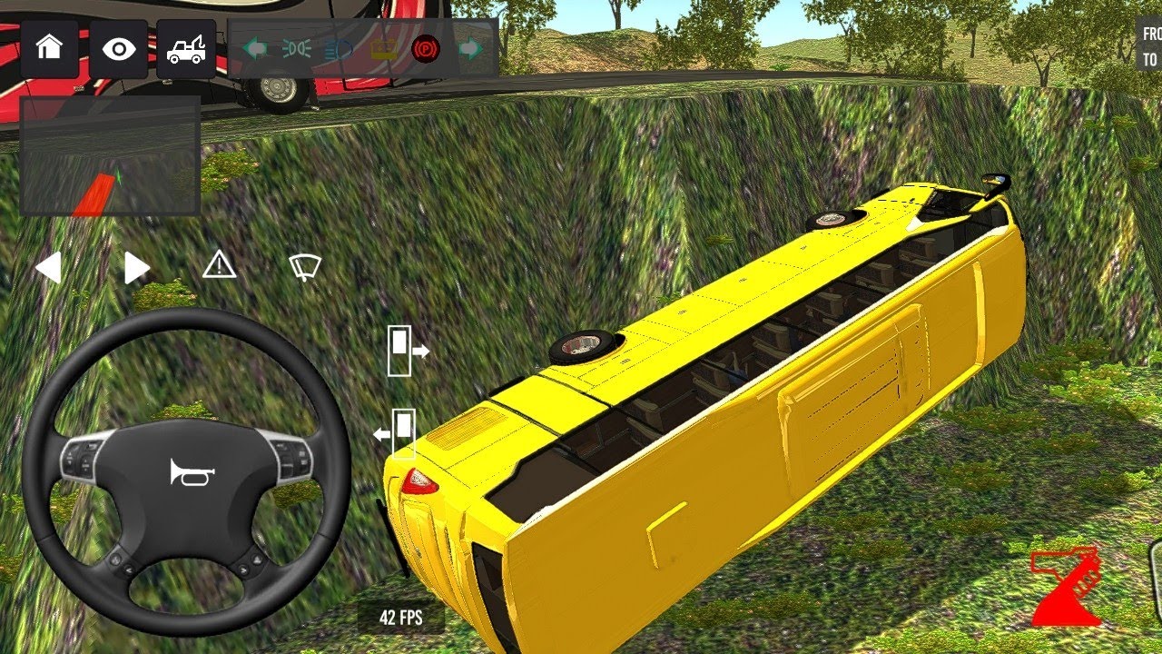 😭  Dangerous Hill Turn | 😱 Realistic Bus Accident Scene | 🔥 Bus Simulator India