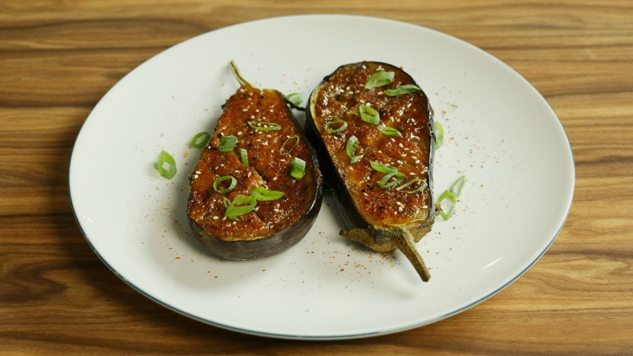 Miso eggplant with Shichimi Togarashi