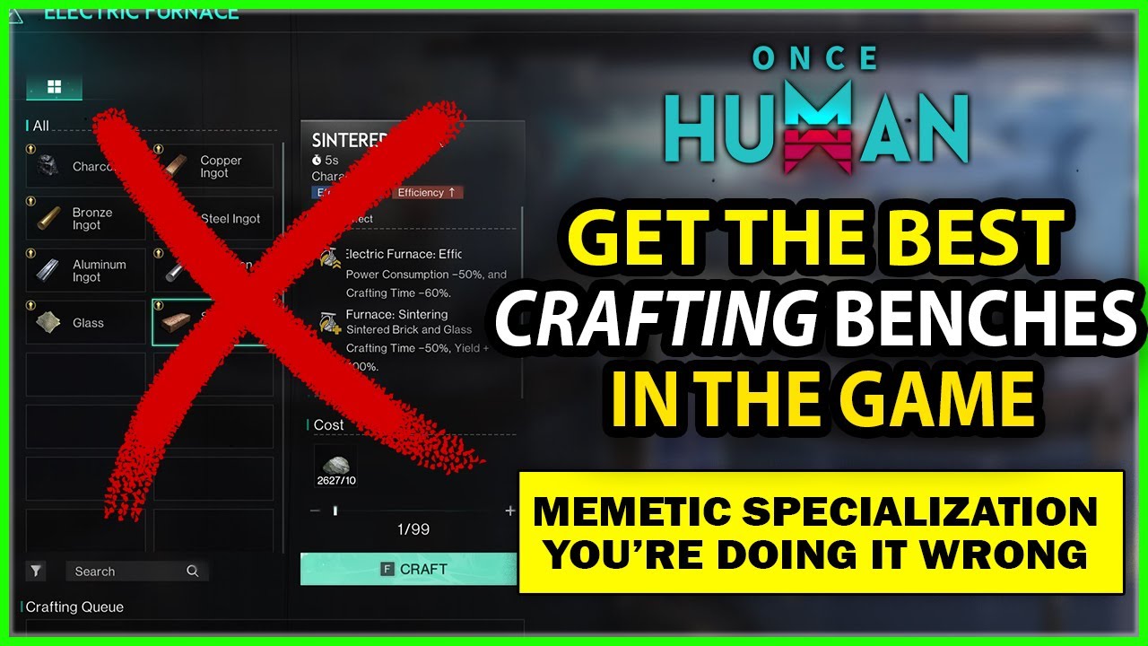 Once Human | Как получить ЛУЧШИЕ верстаки | Руководство по стратегии специализации &laquo;Меметика&raquo;