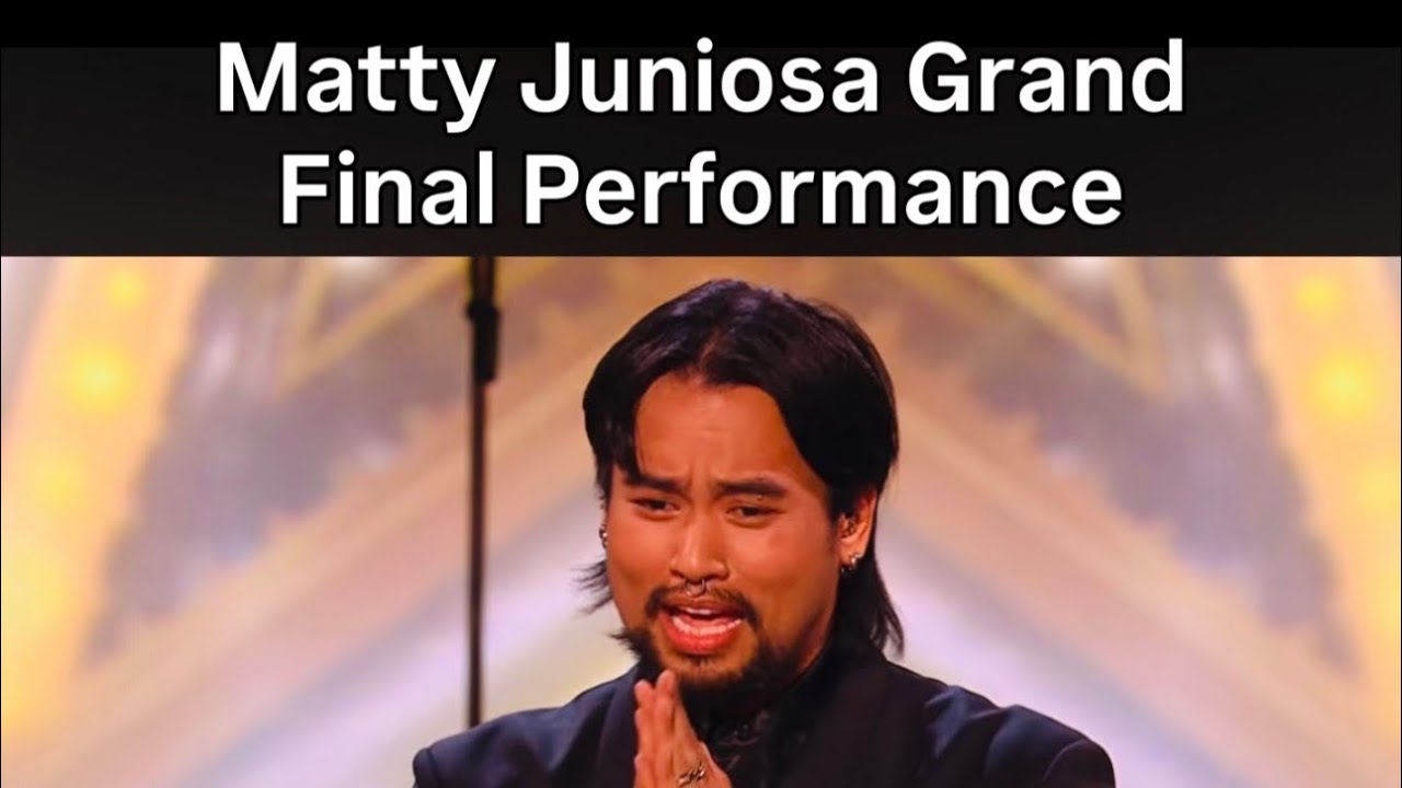 Matty Juniosa BGT Grand Finals Performance | Nothing Compares 2 U cover | Song by Sinead O'Connor 