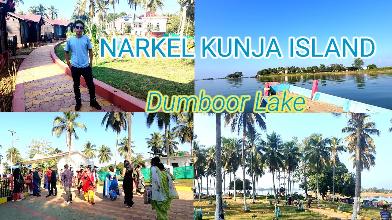 Narkel kunja Island 🏝️ | Dumboor Lake Tripura | One Of The Most Beautiful Places in Tripura