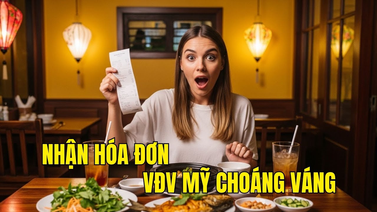 Cô Gái Mỹ Sốc Nặng Khi Nhìn Hóa Đơn Ở Việt Nam! Không Tin Nổi Luôn!