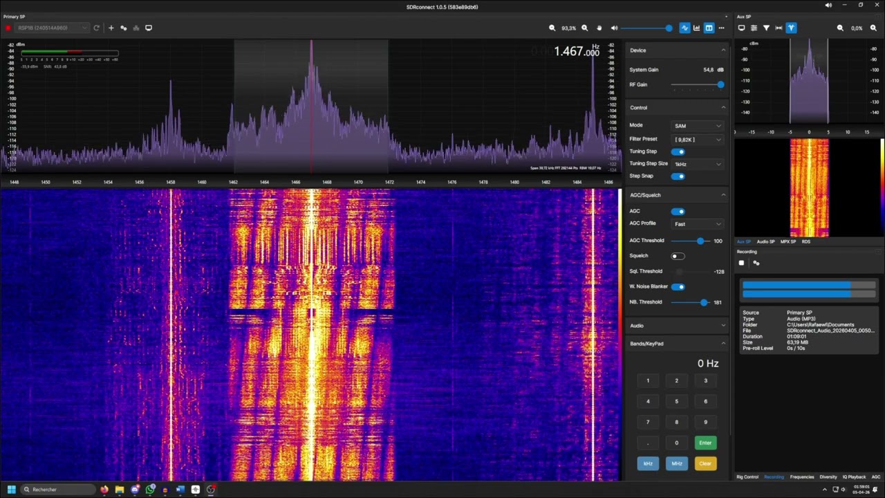 🏴󠁧󠁢󠁳󠁣󠁴󠁿 Radio Six International / 1467 kHz - Mediumwave Reception (Sign-Out)