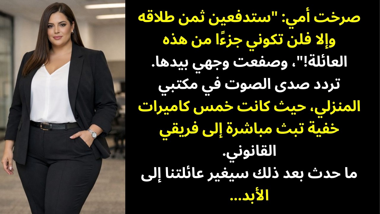 صفعتني أمي لأنني رفضت تمويل طلاق أخي — والتسجيل وصل مباشرةً إلى خمسة قضاة…