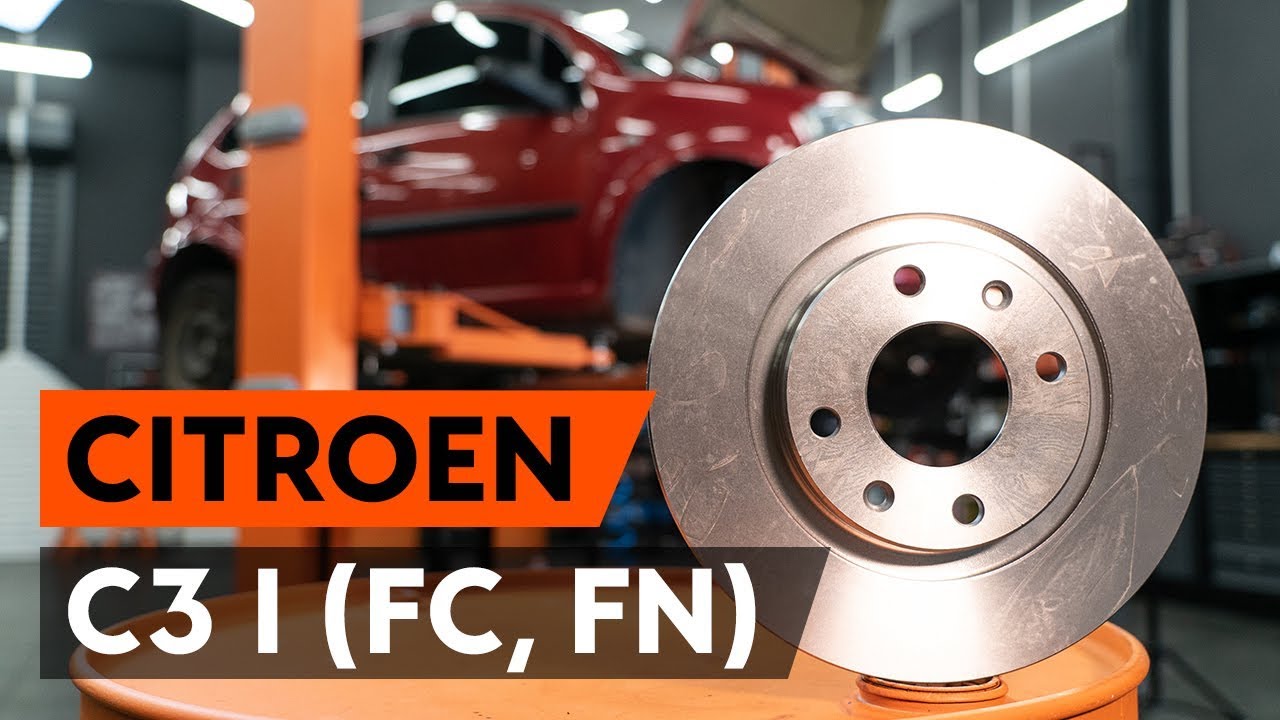 Cómo cambiar los discos de freno delantero en CITROEN C3 1 (FC, FN) [VÍDEO TUTORIAL DE AUTODOC]