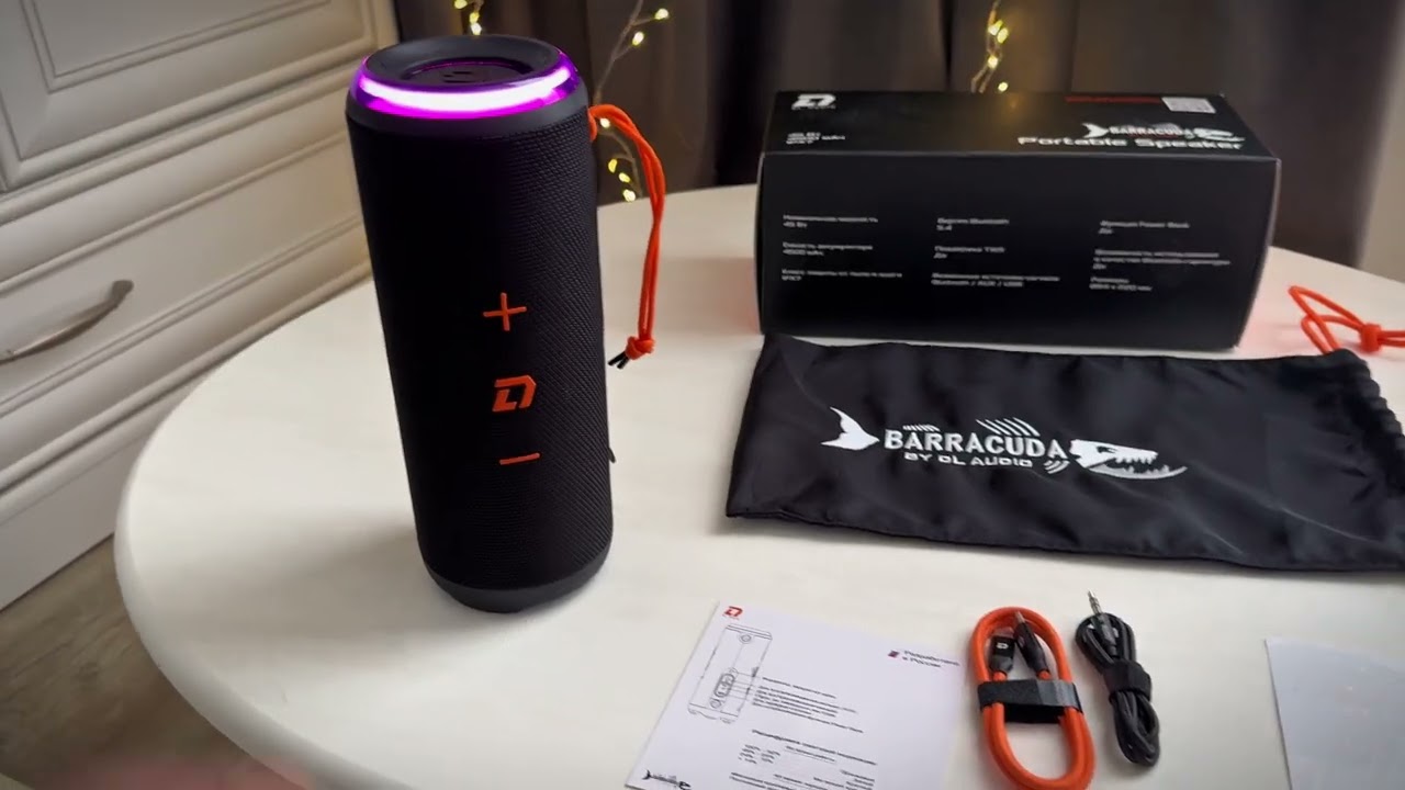 НОВИНКА ЦАРЬ КОЛОНКА  от компании Dl Audio Barracuda Portable Speaker
