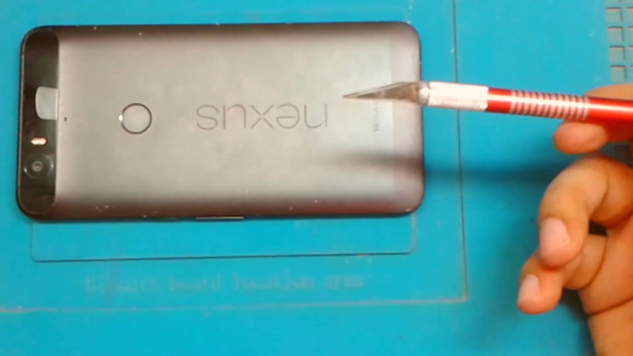 طريقة فك باك كفر (ضهر) و بطارية هواوى نيكسس 6p Huawei nexus