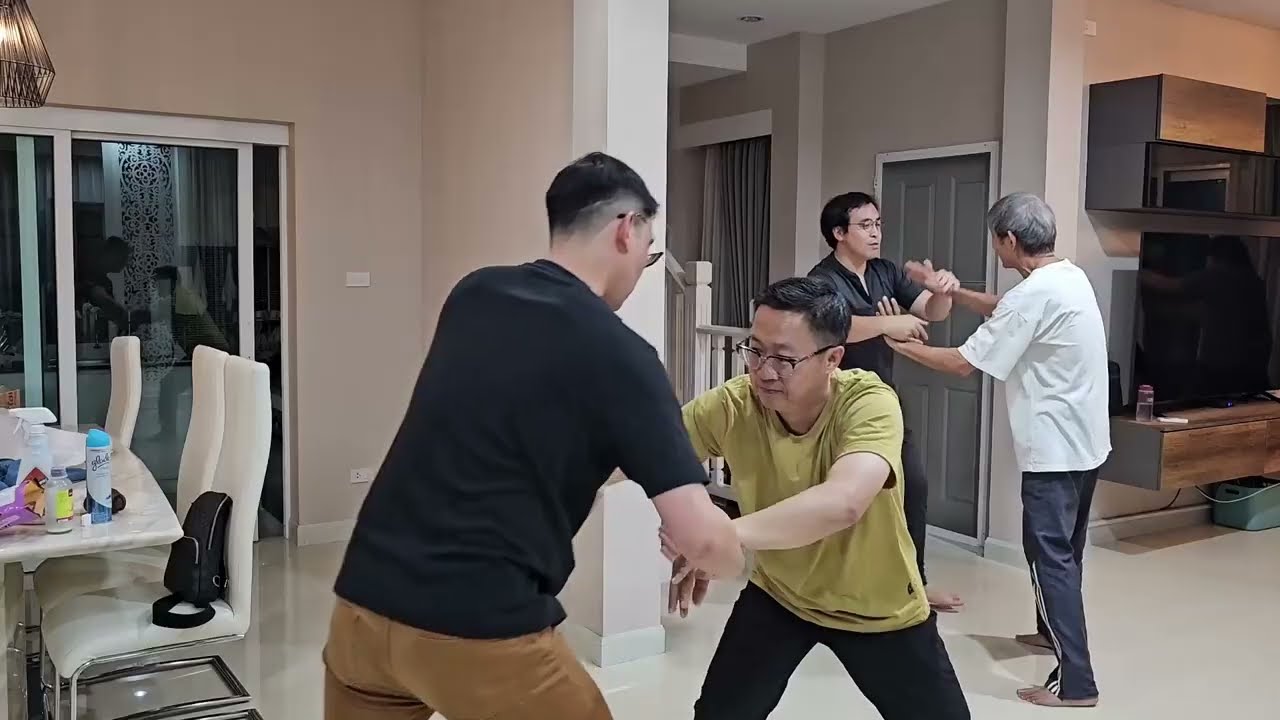 My Taijiquan class on 'Watch the Fist Under Elbow' last weekend, 10/29/2023