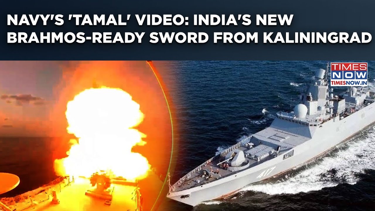 Navy's 'Tamal' Commissioning In Russia's Kaliningrad: Watch Video Of India's New Brahmos-Ready Sword