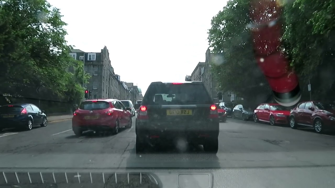Dashcam Footage, Drive from Trinity through Edinburgh to Bonnyrigg, June 2023