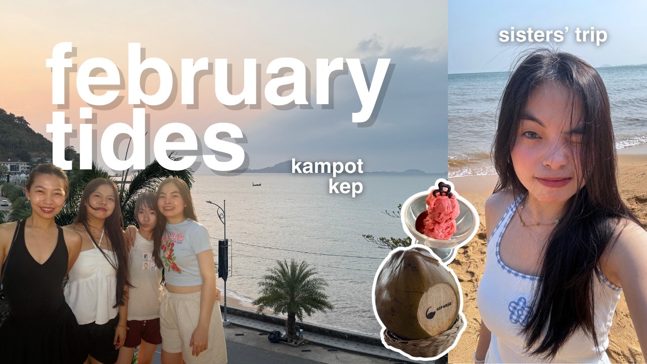 february tides 🌊🌴🌅 | sister’s trip by the sea 🐚🐙✨