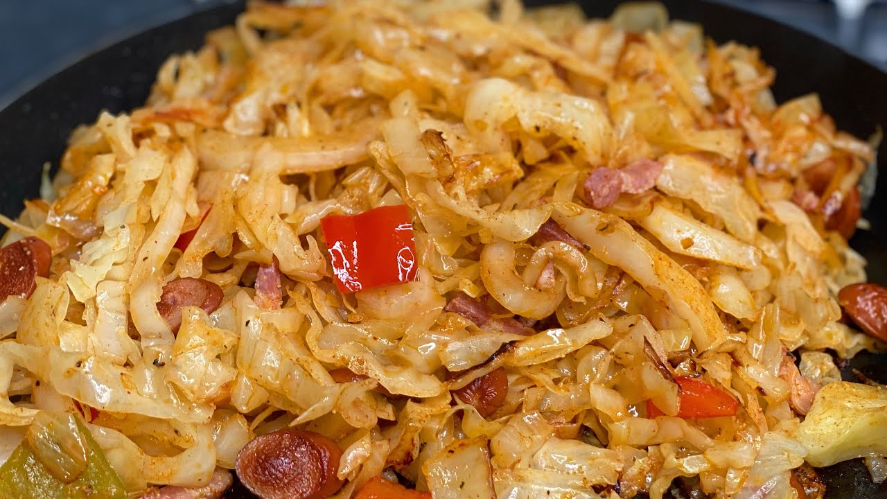 Quick and Easy Fried Cabbage || TERRI-ANN’S KITCHEN
