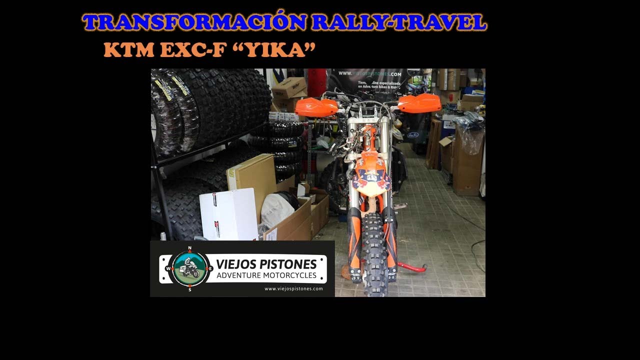 Transformación Rally-Travel KTM EXC-F 450 