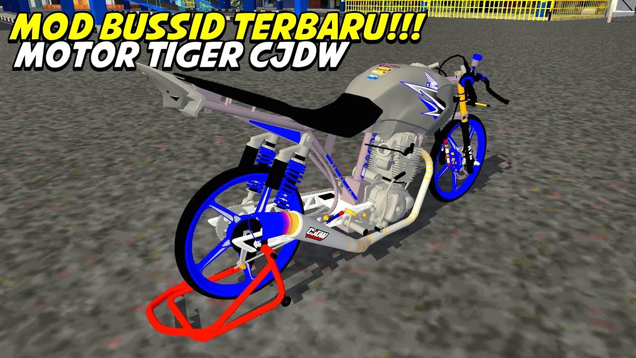Mod Bussid Motor Tiger Cjdw || Bus Simulator Indonesia Mod
