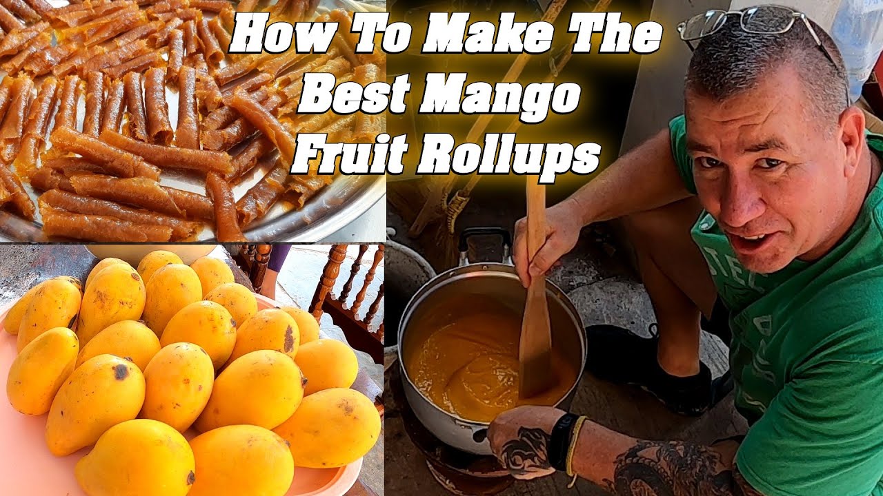 How To Make The Best Mango Fruit Rollups มะม่วงแผ่น