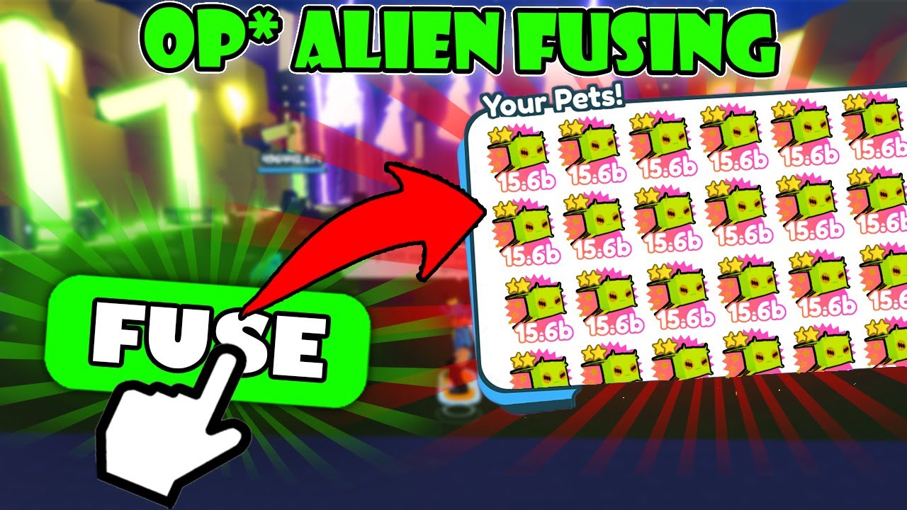 👽100% *NEW* OP LEGENDARY ALIEN Fusing Method in Pet Simulator X Alien Update!!!👽