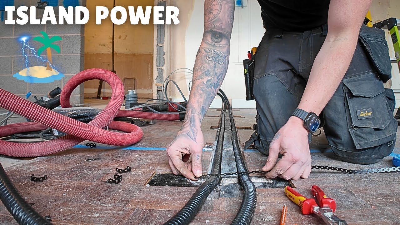 Island Power - Chasing Concrete & Parquet Flooring