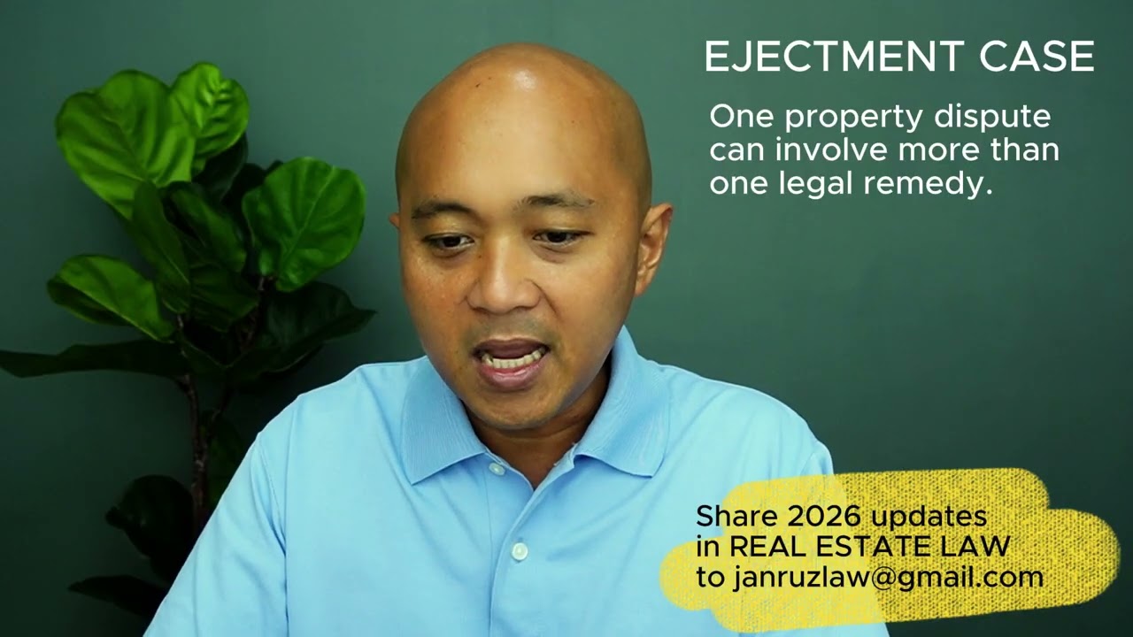 EJECTMENT CASE - 𝗜 𝗮𝗹𝗿𝗲𝗮𝗱𝘆 𝗼𝘄𝗻 𝘁𝗵𝗲 𝗹𝗮𝗻𝗱. 𝗪𝗵𝘆 𝗰𝗮𝗻'𝘁 𝗜 𝘀𝗶𝗺𝗽𝗹𝘆 𝘁𝗮𝗸𝗲 𝗽𝗼𝘀𝘀𝗲𝘀𝘀𝗶𝗼𝗻?