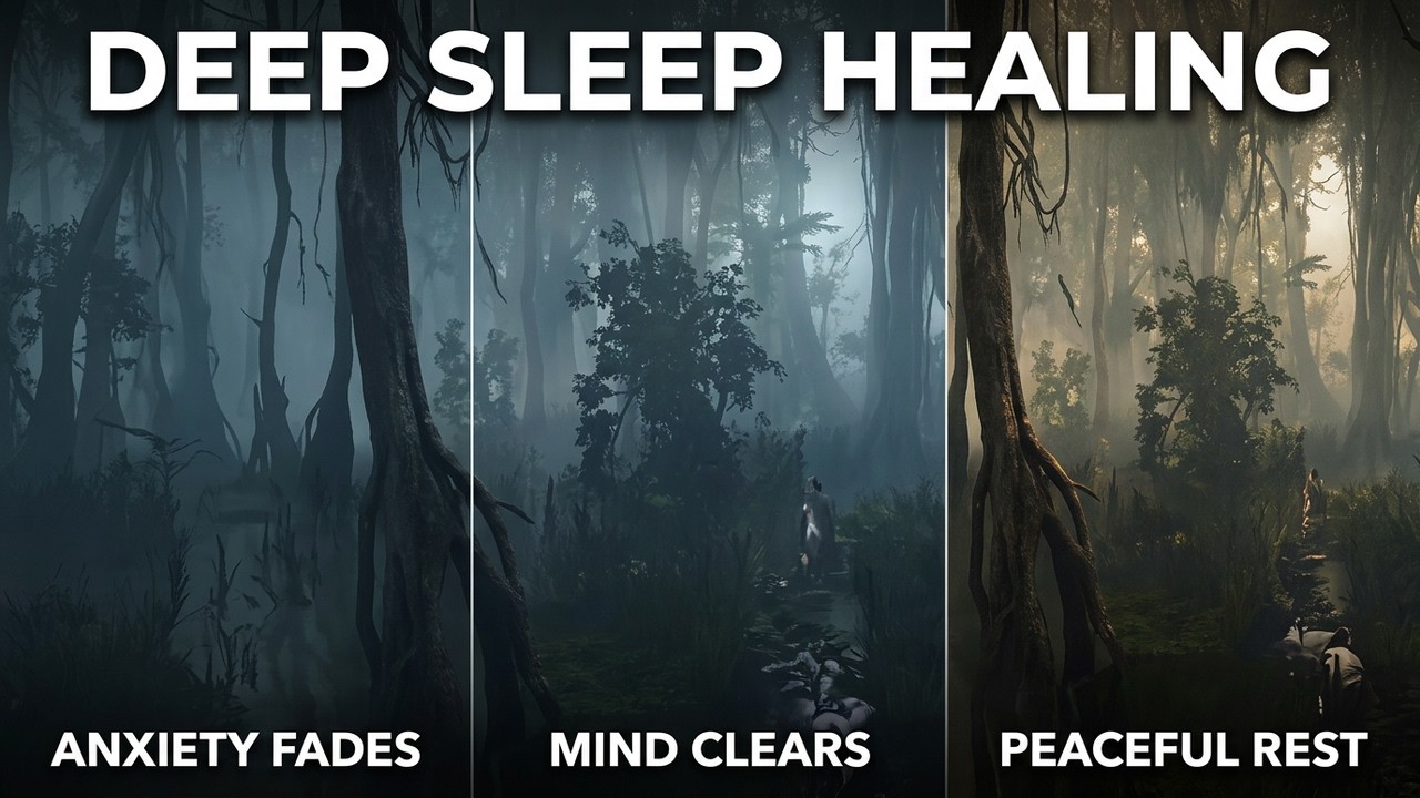 Forest Whispers for Deep Sleep 🌲 | Melt Away Stress & Find Inner Peace