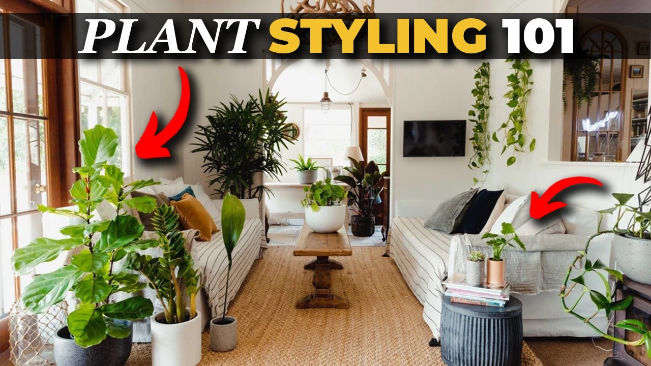 Styling Your Home with Indoor Plants (Just 3 simple tips!) | Julie Khuu