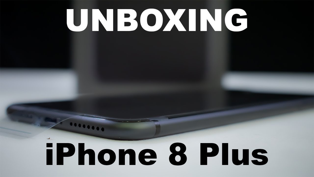 UNBOXING - iPhone 8 Plus in SPACE GRAY