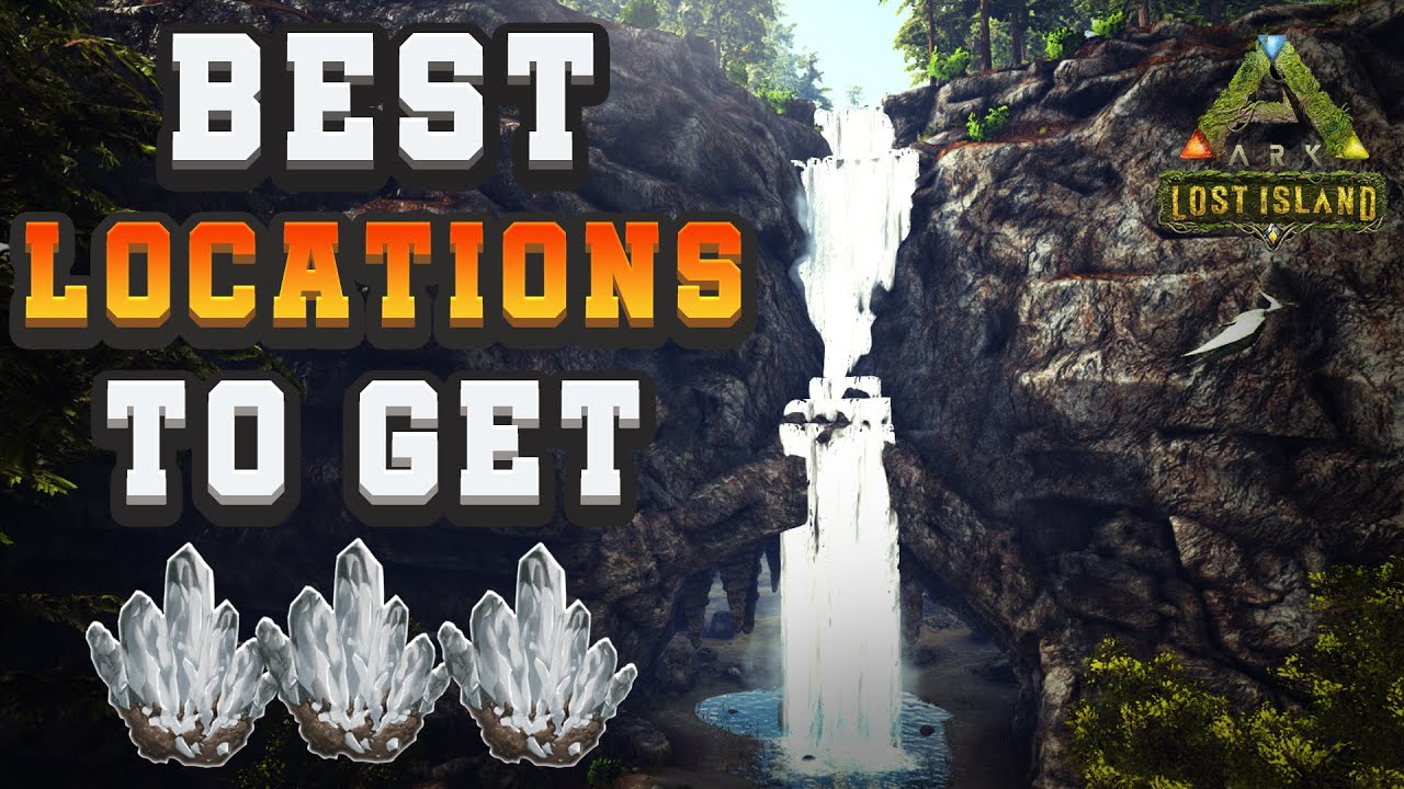 Best Locations to Get Crystal on Ark : Lost Island