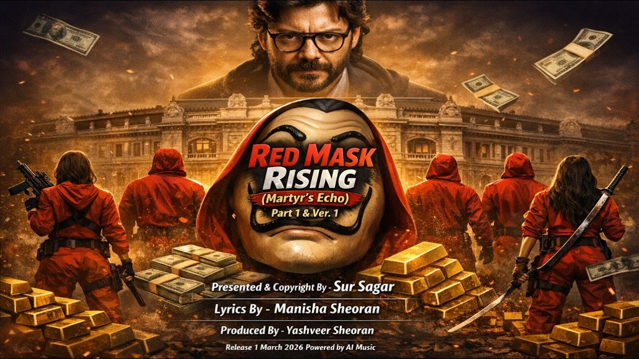 Red Mask Rising (Martyr’s Echo) | Part 1 | Song Inspired By Money Heist Webseries | By Manisha