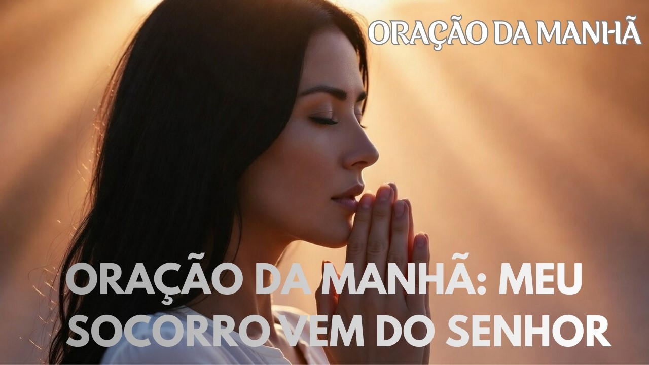 ORAÇÃO DA MANHÃ: MEU SOCORRO VEM DO SENHOR
