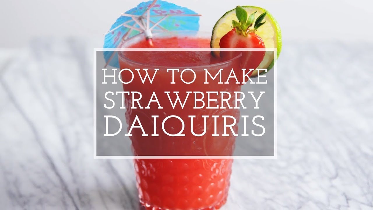 Frozen Strawberry Daiquiris