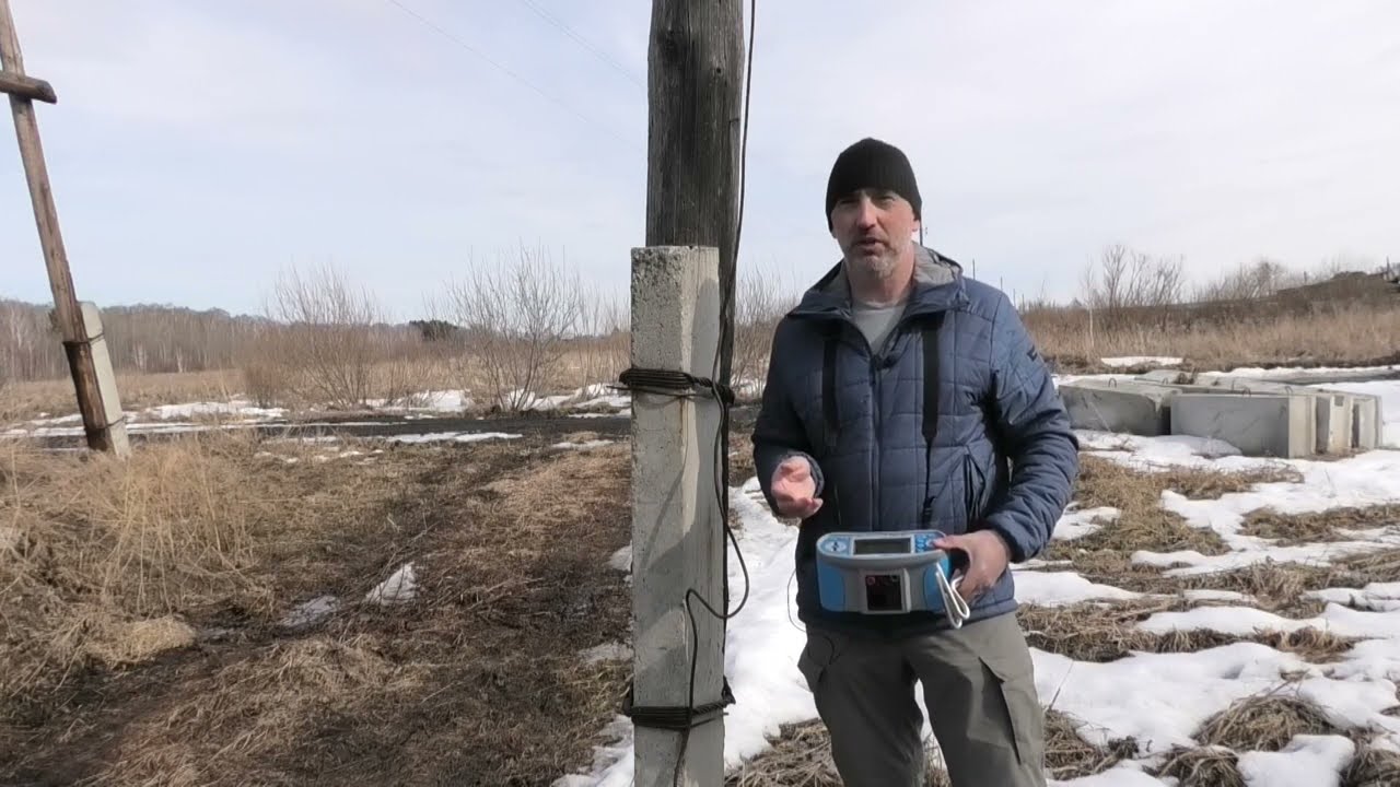 Metrel MI3102H BT: Измеряю контур заземления у опоры ВЛ-0,4кВ стандартным методом.