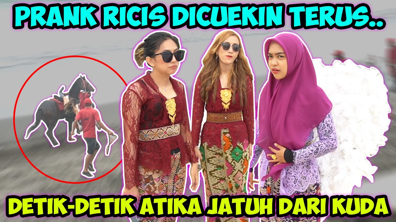 DETIK-DETIK ATIKA JATUH DARI KUDA.. Bikin Ngakak Tapi Ricis Dicuekin Terus.!!