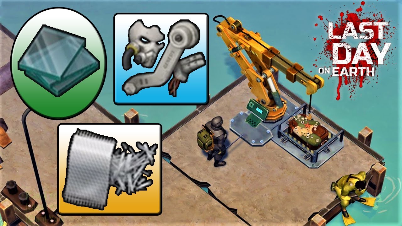 Fragments of TITANIUM Armor, Glass & Fiberglass - SEASON 13 - Last Day On Earth - LDOE