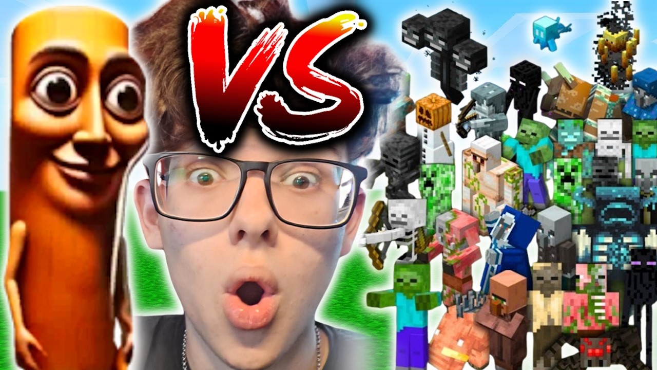 TUNG TUNG SAHUR VS ÖSSZES MOB A MINECRAFTBAN!