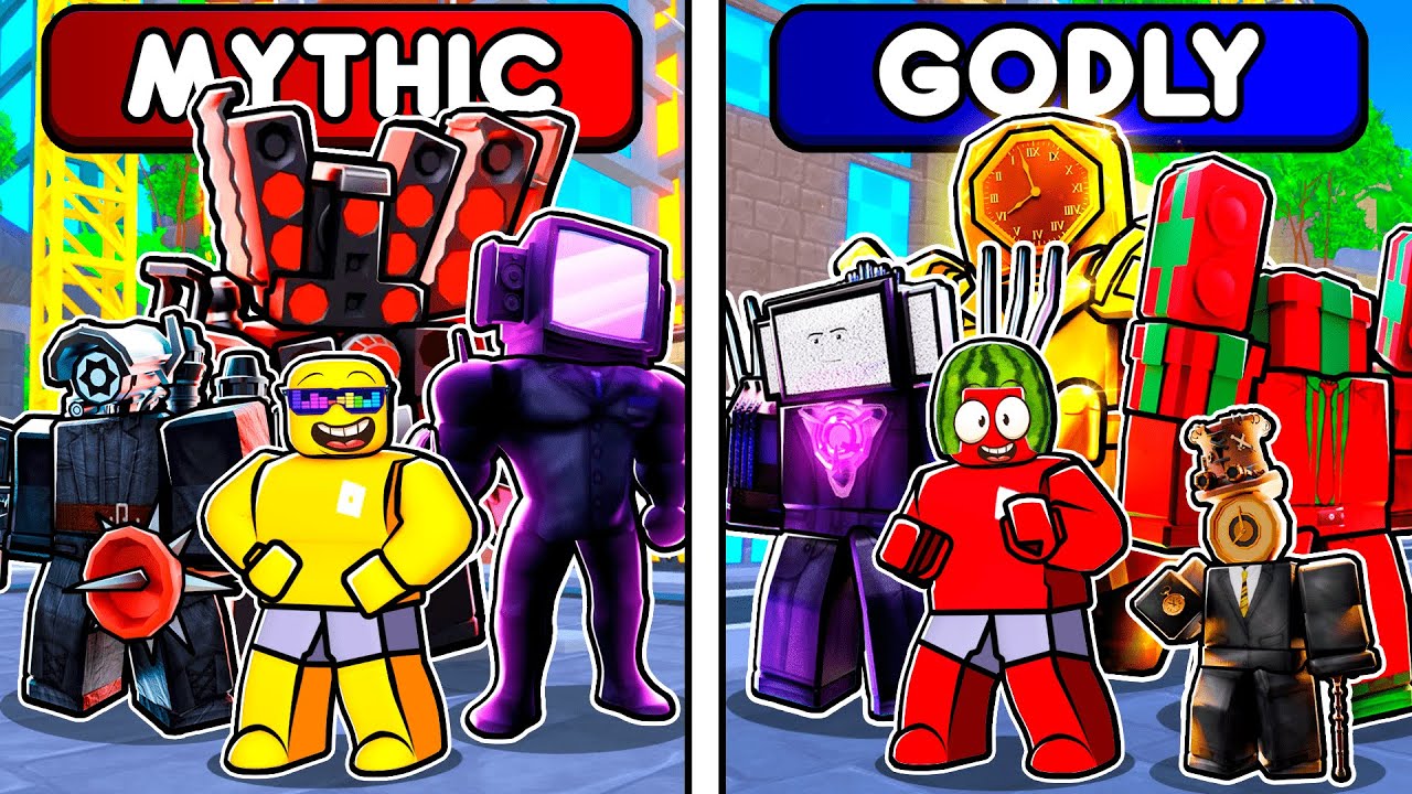 Toilet Tower Defense GODLY vs MYTHIC Challenge