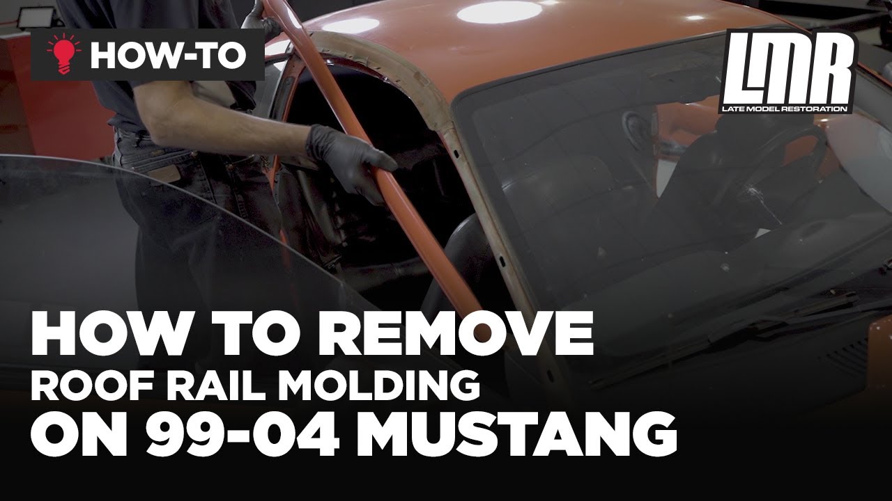 How To Remove Roof Rail Molding “A-pillar” On a New Edge Mustang | (1999-2004)