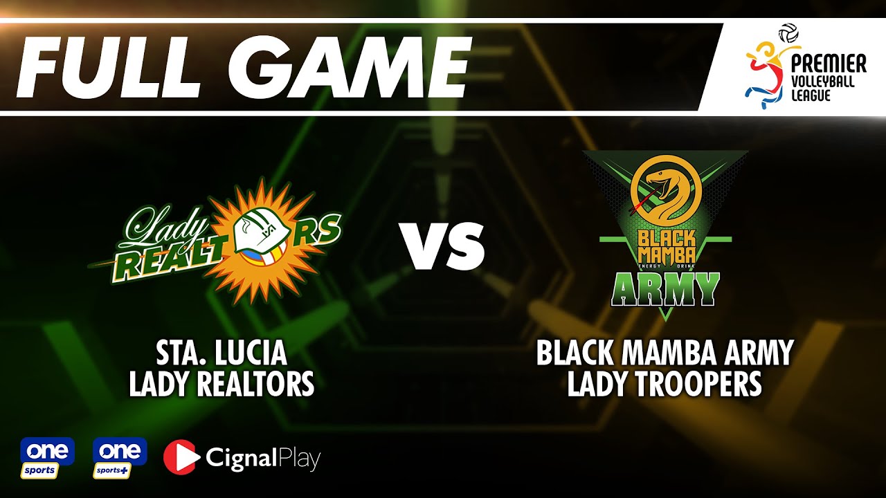 2021 PVL OPEN CONFERENCE | STA LUCIA LADY REALTORS VS BLACK MAMBA ARMY LADY TROOPERS | JULY 26 2021