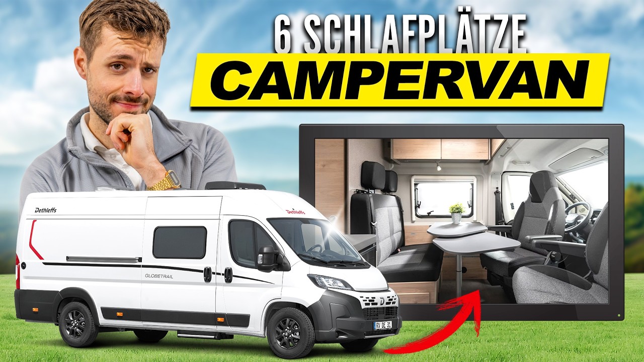6 Schlafplätze für 52.999 Euro! Dethleffs Globetrail Active 600 KS (2026) | Campervan Neuheiten