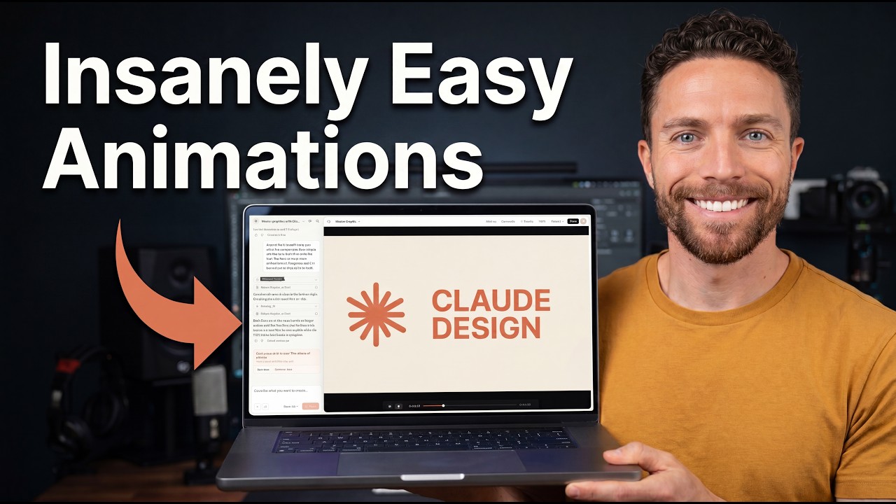 How To Create Stunning Motion Graphics With Claude Design (Dead Simple Animations)