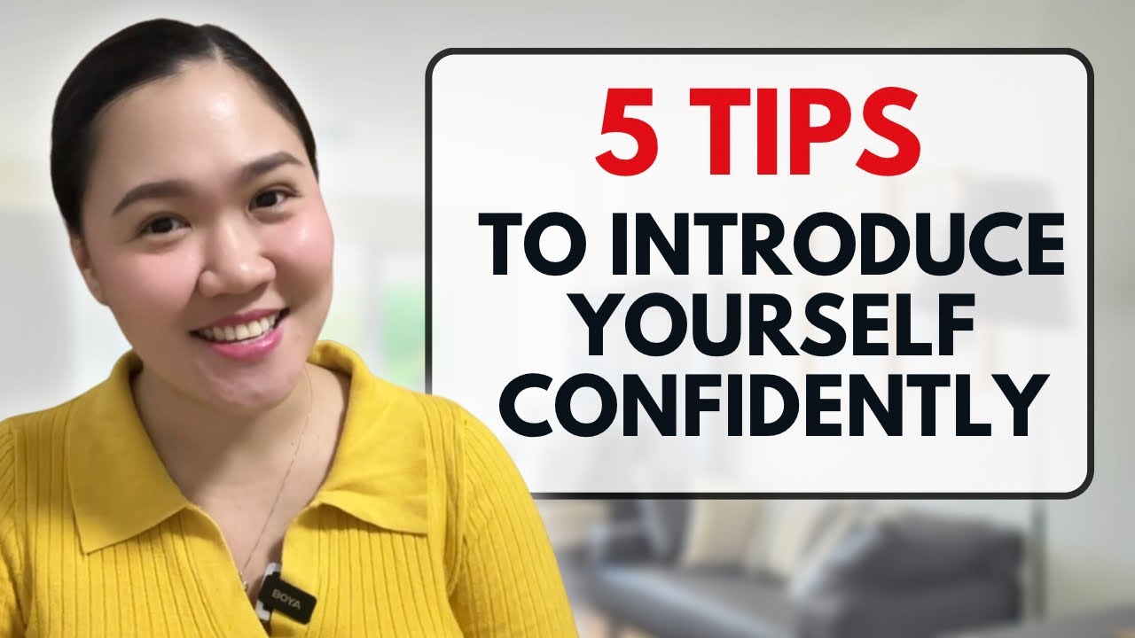 5 Tips to Introduce Yourself Confidently | Aubrey Bermudez