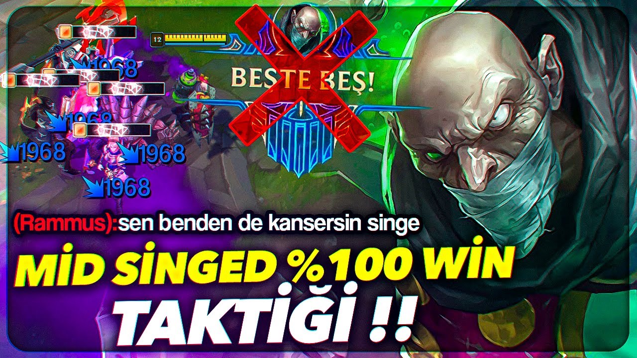 SİNGED İLE PENTA ATTIM SAYMADI &Ccedil;ILDIRCAM !! MİD SİNGED KİMSE YAKLAŞAMIYOR !! YEMEKSEPETİ