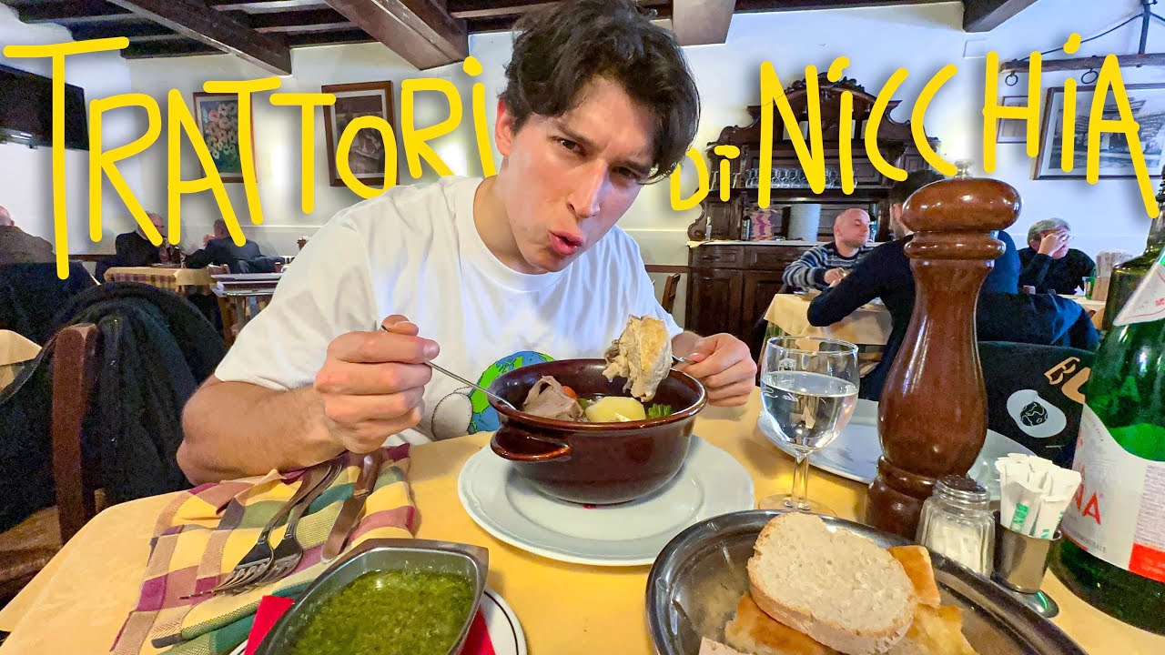 Mangio nelle vere trattorie fiorentine