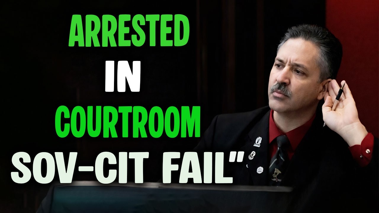Judge SNAPS at Sovereign Citizen… Seconds Later He’s ARRESTED!