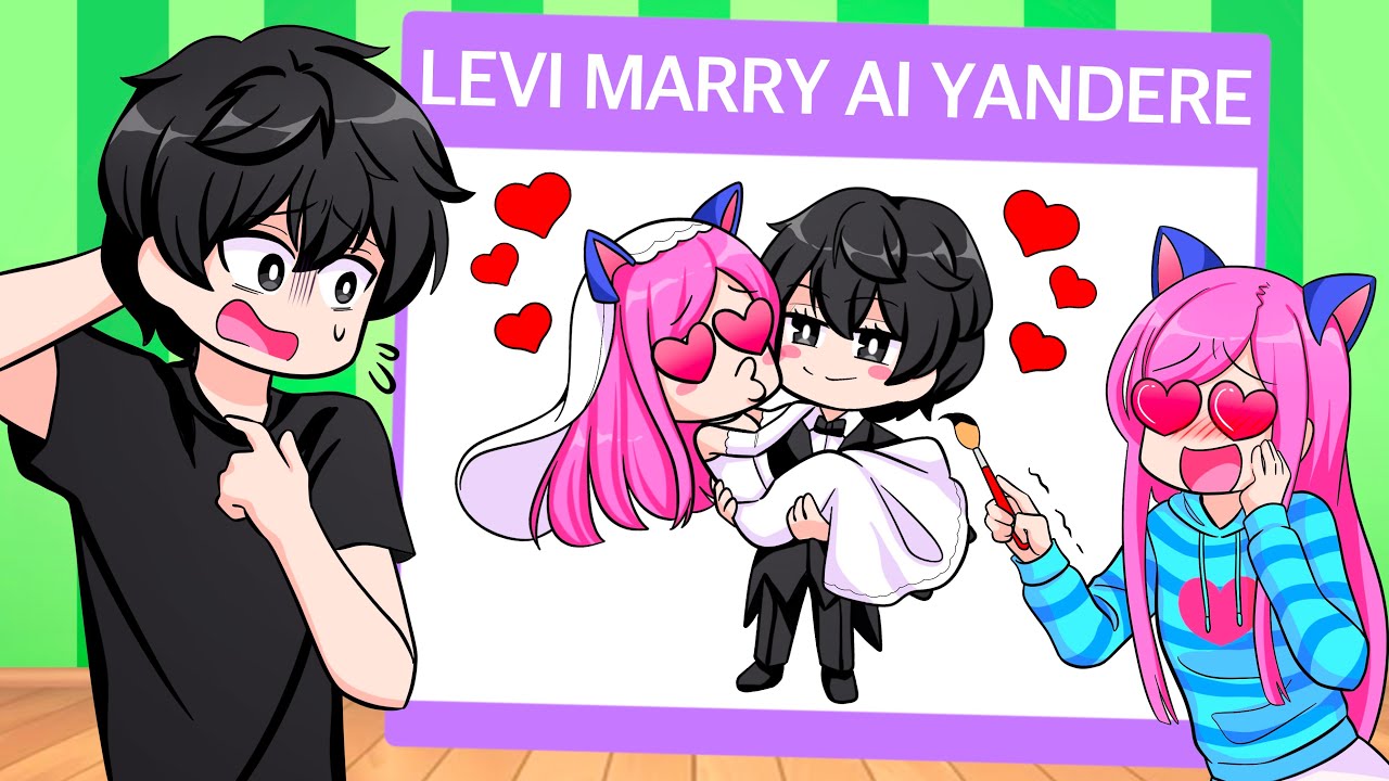 Playing Gartic Phone but My AI Yandere Girlfriend joined us…