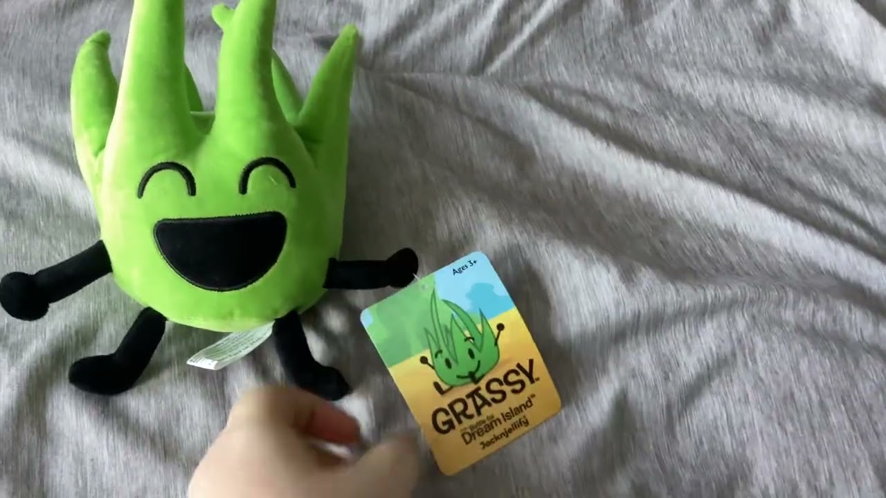 BFDI Grassy plush unboxing