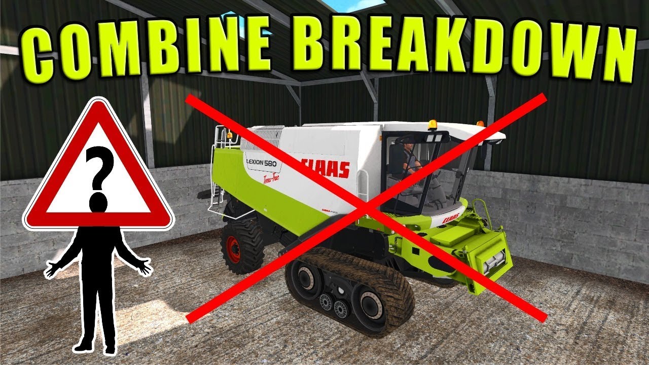 COMBINE BREAKDOWN | Farming Simulator 17 | Oakfield Farm - Episode 46