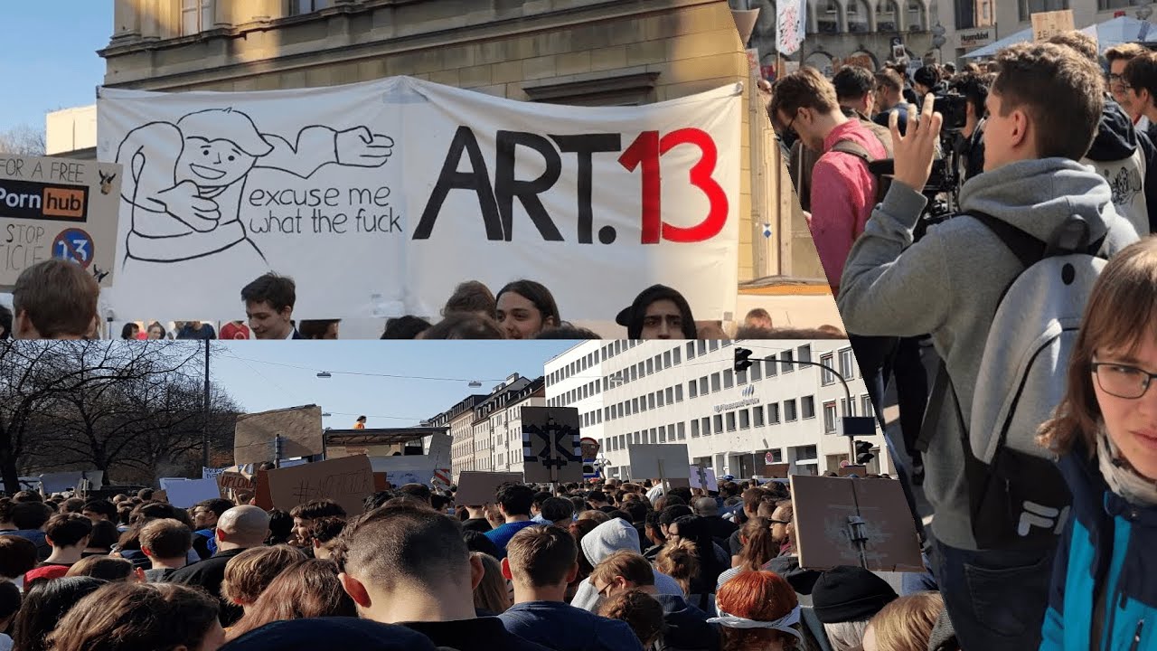 Europaweite Demonstration gegen Uploadfilter vom 23.3.2019 - München