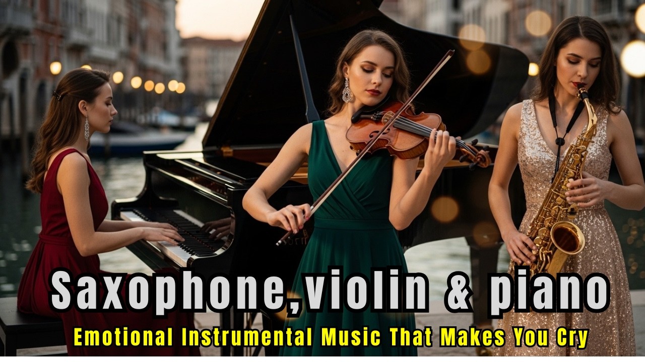 🎶 Emotional Instrumental Music That Makes You Cry | Violin, Piano & Saxophone