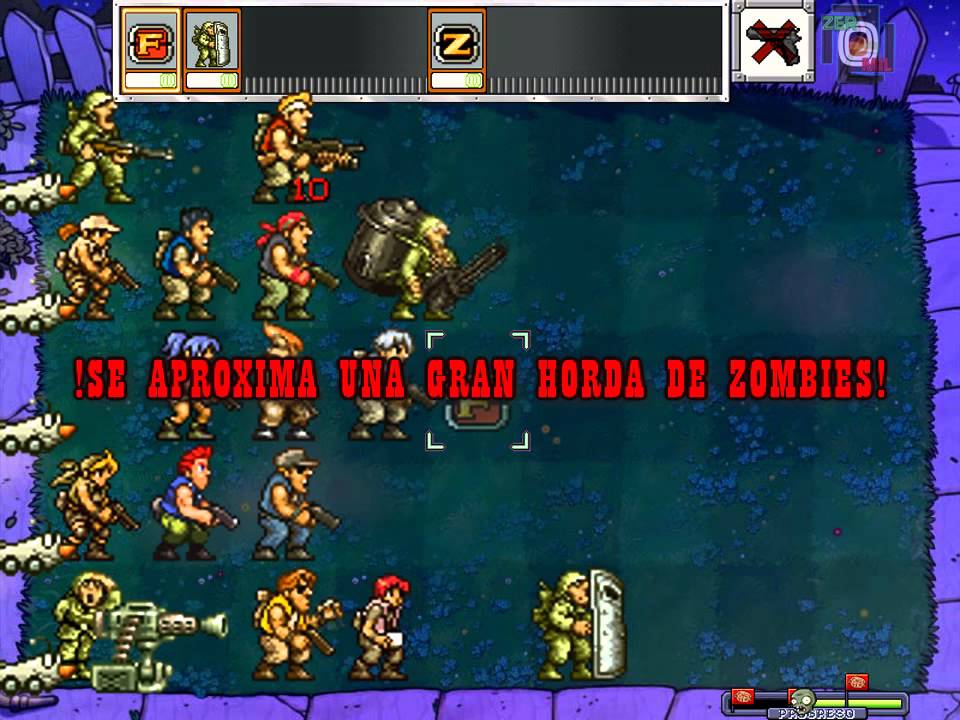 Metal Slug Soldiers vs Zombies.